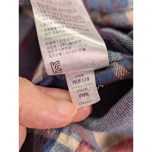 CQR Size 2XL Red,White,Blue,Brown Corduroy Flip Cuff 100% Cotton Flannel Shirt - Picture 10 of 15